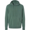 Custom Unisex Midweight Pigment-Dyed Hooded Sweatshirt Pigment Alpine Green