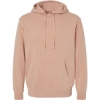 Custom Unisex Midweight Pigment-Dyed Hooded Sweatshirt Pigment Dusty Pink