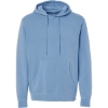 Custom Unisex Midweight Pigment-Dyed Hooded Sweatshirt Pigment Light Blue