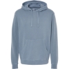 Custom Unisex Midweight Pigment-Dyed Hooded Sweatshirt Pigment Slate Blue