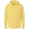 Custom Unisex Midweight Pigment-Dyed Hooded Sweatshirt Pigment Yellow