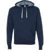 Custom Unisex Midweight French Terry Hooded Sweatshirt Navy Heather