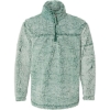 Custom Unisex Sherpa Fleece Quarter-Zip Pullover Frosty Hunter