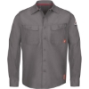 Custom Mens iQ Series® Endurance Work Shirt Grey