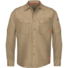 Custom Mens iQ Series® Endurance Work Shirt Khaki