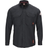 Custom Mens iQ Series® Long Sleeve Comfort Woven Lightweight Shirt Navy