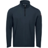 Custom Mens Performance Cadet Collar Quarter-Zip Pullover Navy