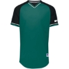 Custom Youth Classic V-Neck Jersey Aqua/ Black/ White