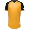 Custom Unisex Classic V-Neck Jersey Gold/ Black/ White