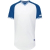 Custom Unisex Classic V-Neck Jersey White/ Royal/ White