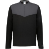 Custom Unisex Sideline Grid Fleece Quarter-Zip Pullover Black/ Stealth