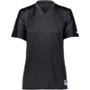 Custom Womens Solid Flag Football Jersey Black
