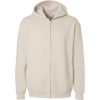 Custom Unisex ReFlex Fleece Full-Zip Hoodie Sweatshirt Bone
