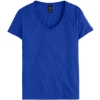 Custom Womens Perfect-T V-Neck T-Shirt Deep Royal