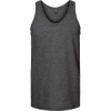 Custom Unisex Fine Jersey Tank Top Heather Charcoal