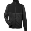Custom Mens Passage Sweater Jacket Black Powder/ Black