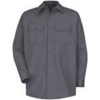 Custom Mens Tall Deluxe Heavyweight Cotton Shirt Charcoal