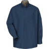 Custom Mens Cotton Contrast Dress Shirt Navy