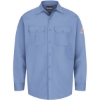 Custom Mens Tall Flame Resistant Excel Work Shirt Light Blue