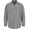 Custom Mens Tall Flame Resistant Excel Work Shirt Silver Grey