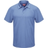 Custom Mens Performance Knit® Flex Series Active Polo Medium Blue