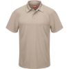 Custom Mens Performance Knit® Flex Series Active Polo Tan