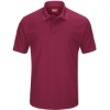 Custom Mens Short Sleeve Performance Knit Pocketless Core Polo Burgundy