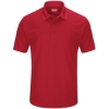 Custom Mens Short Sleeve Performance Knit Pocketless Core Polo Red