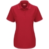 Custom Womens Performance Knit Pocketless Core Polo Red