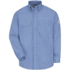 Custom Mens Tall Dress Uniform Shirt - Excel FR ComforTouch - 7 oz. Light Blue