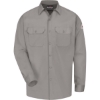 Custom Mens Work Shirt - EXCEL FR® ComforTouch Grey