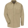 Custom Mens Tall Work Shirt - EXCEL FR® ComforTouch Khaki