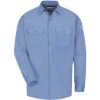 Custom Mens Tall Work Shirt - EXCEL FR® ComforTouch Light Blue