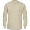 Custom Mens Long Sleeve Lightweight T-Shirt Khaki