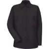Custom Womens Industrial Work Shirt Black