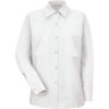 Custom Womens Industrial Work Shirt White