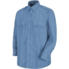 Custom Mens Long Sleeve Security Shirt Medium Blue - 345