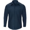 Custom Mens Pro Airflow Long Sleeve Work Shirt Navy