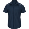 Custom Mens Short Sleeve Pro Airflow Work Shirt Navy