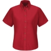 Custom Womens Poplin Dress Shirt Red