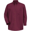Custom Mens Poplin Dress Shirt Burgundy
