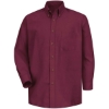 Custom Mens Poplin Dress Shirt Burgundy - Sleeve 32/33