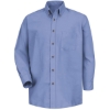 Custom Mens Poplin Dress Shirt Light Blue - Sleeve 36/37