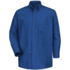 Custom Mens Poplin Dress Shirt Royal Blue
