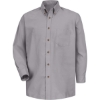 Custom Mens Poplin Dress Shirt Silver Grey
