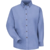 Custom Womens Poplin Dress Shirt Light Blue