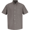 Custom Mens Extended Sizes Executive Oxford Dress Shirt GY-Grey