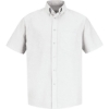 Custom Mens Extended Sizes Executive Oxford Dress Shirt White