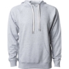 Custom Unisex Icon Lightweight Loopback Terry Hooded Sweatshirt Athletic Heather