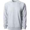 Custom Unisex Icon Lightweight Loopback Terry Crewneck Sweatshirt Athletic Heather